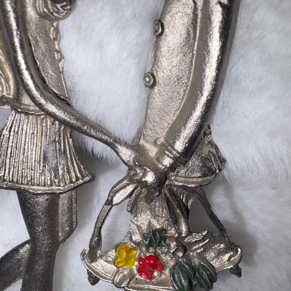 Vintage Pelco pewter Romantic Couple Sculpture made in Italy - Picture 4 of 14